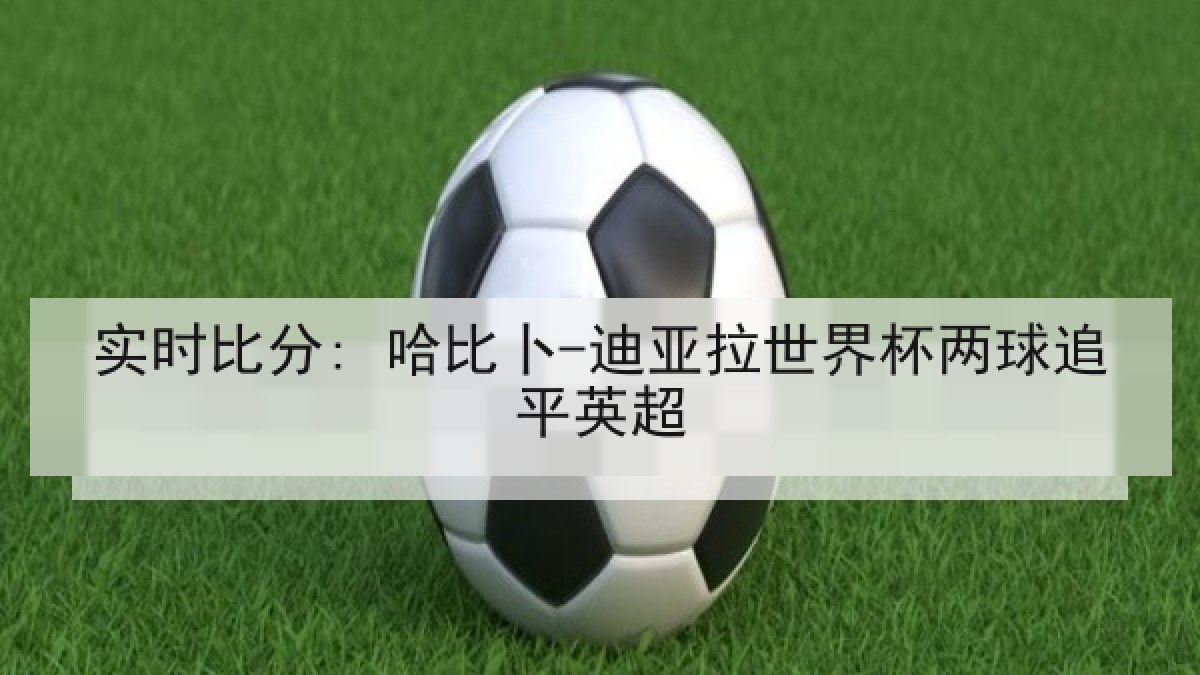 实时比分: 哈比卜-迪亚拉世界杯两球追平英超
